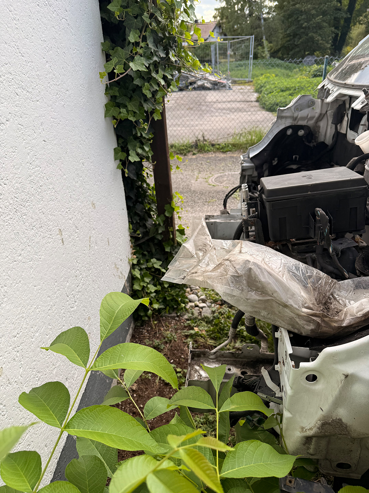 Transporter Brandschaden Detailansicht 54