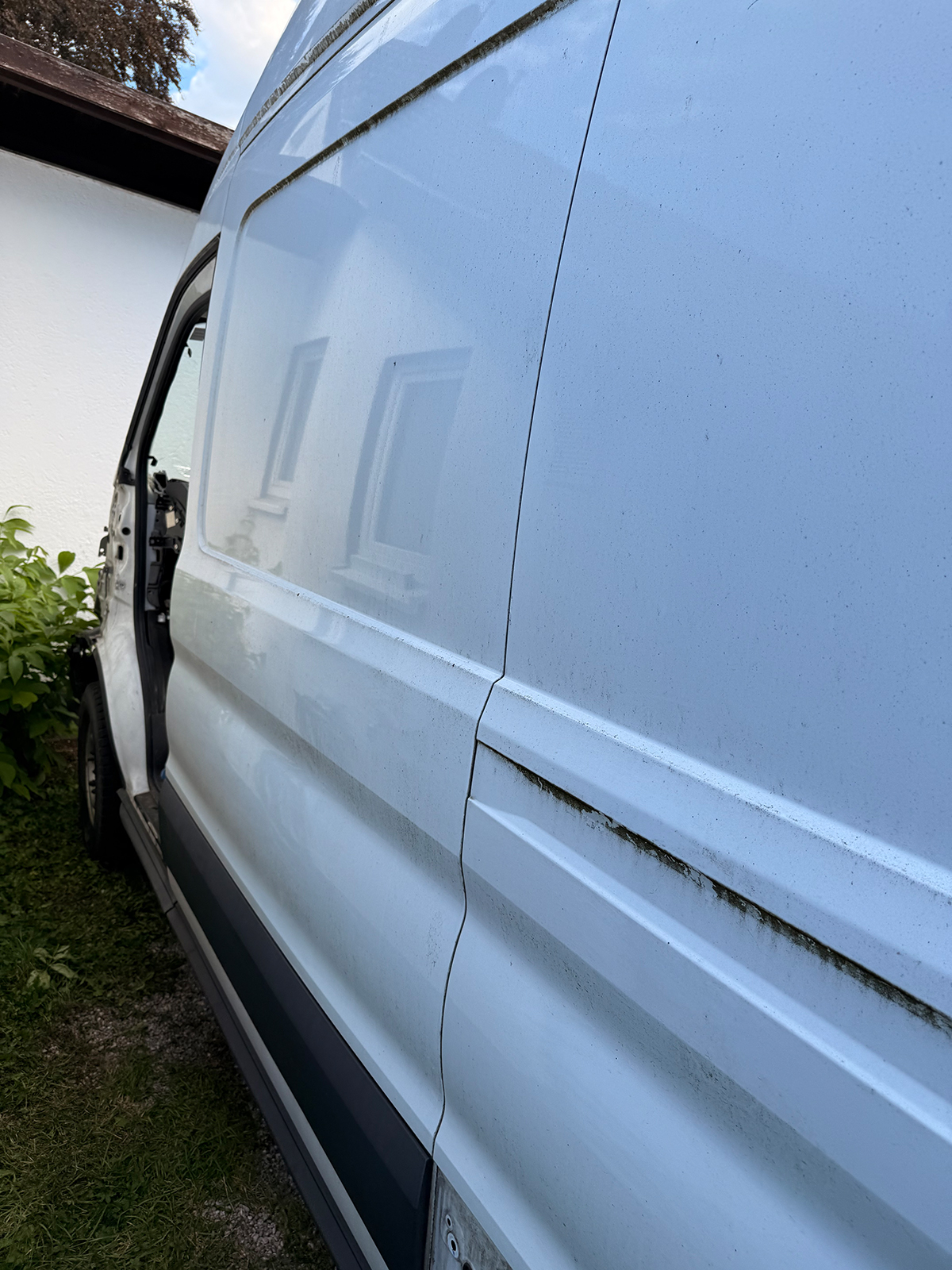 Transporter Brandschaden Detailansicht 62