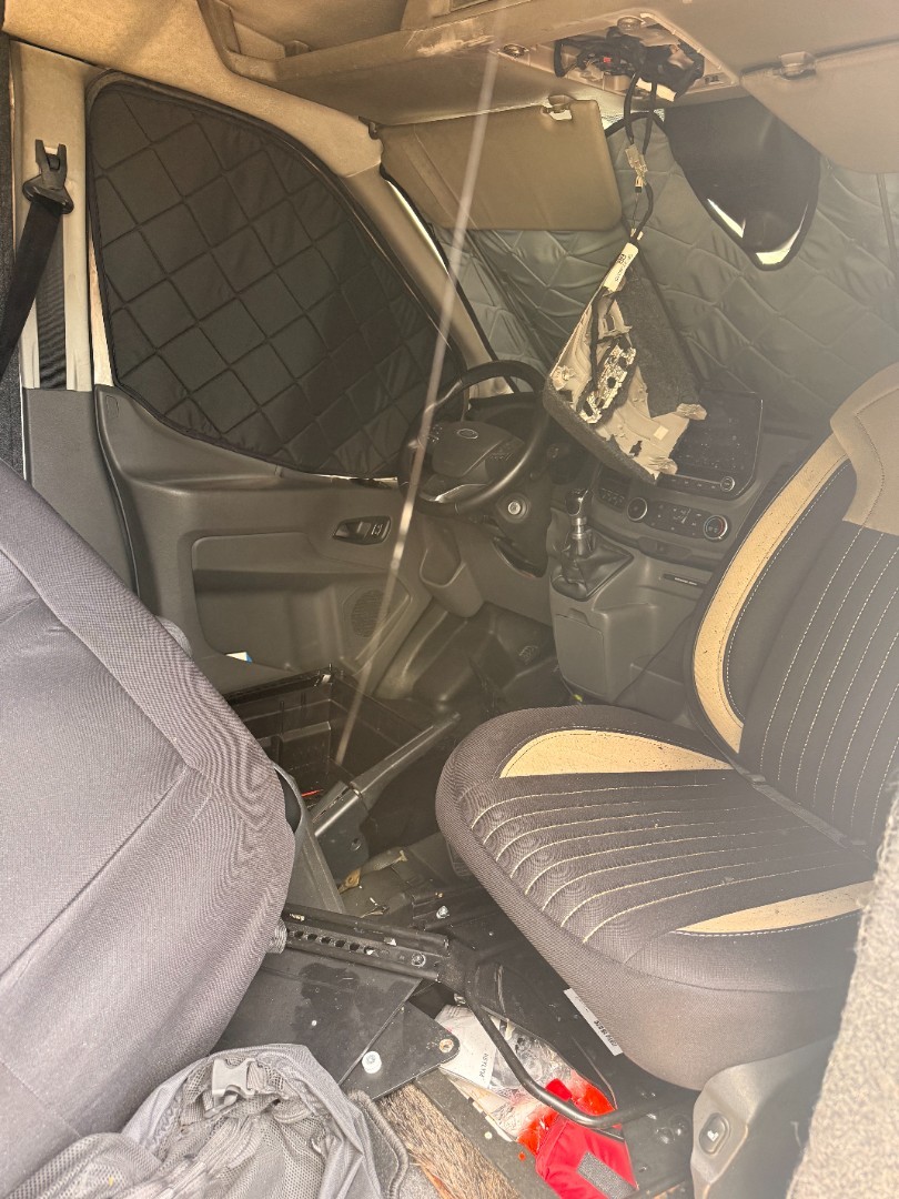 Transporter Brandschaden Detailansicht 16