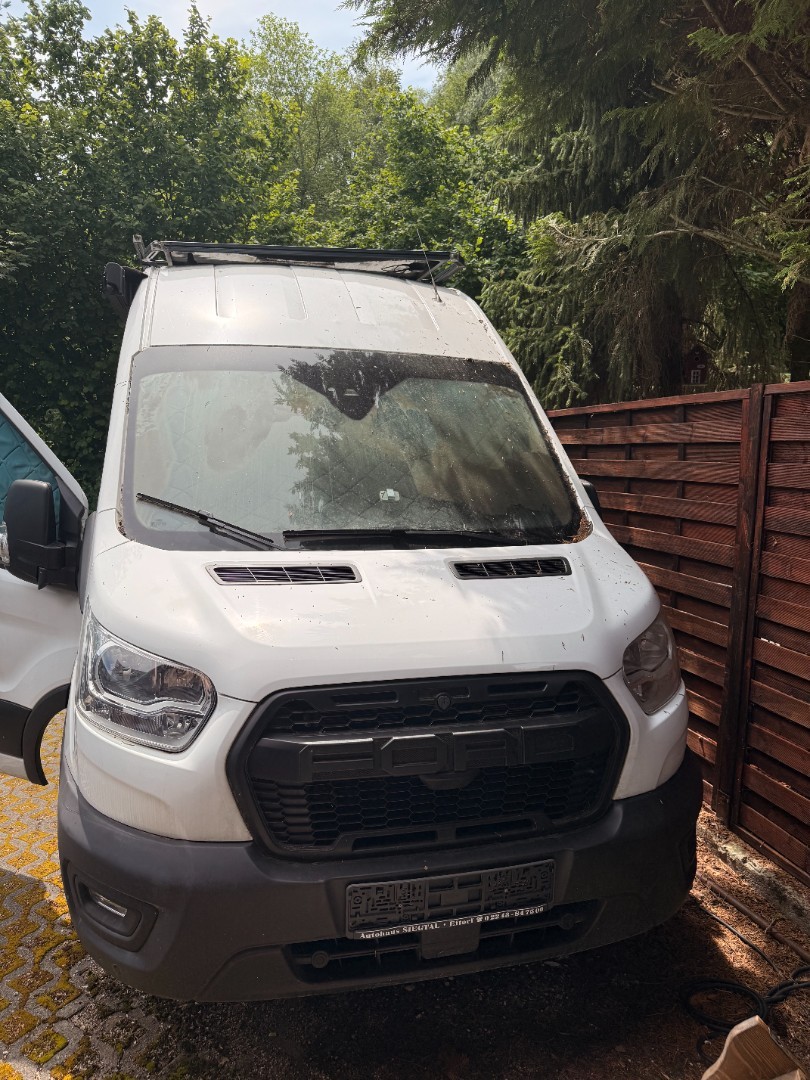 Transporter Brandschaden Detailansicht 2