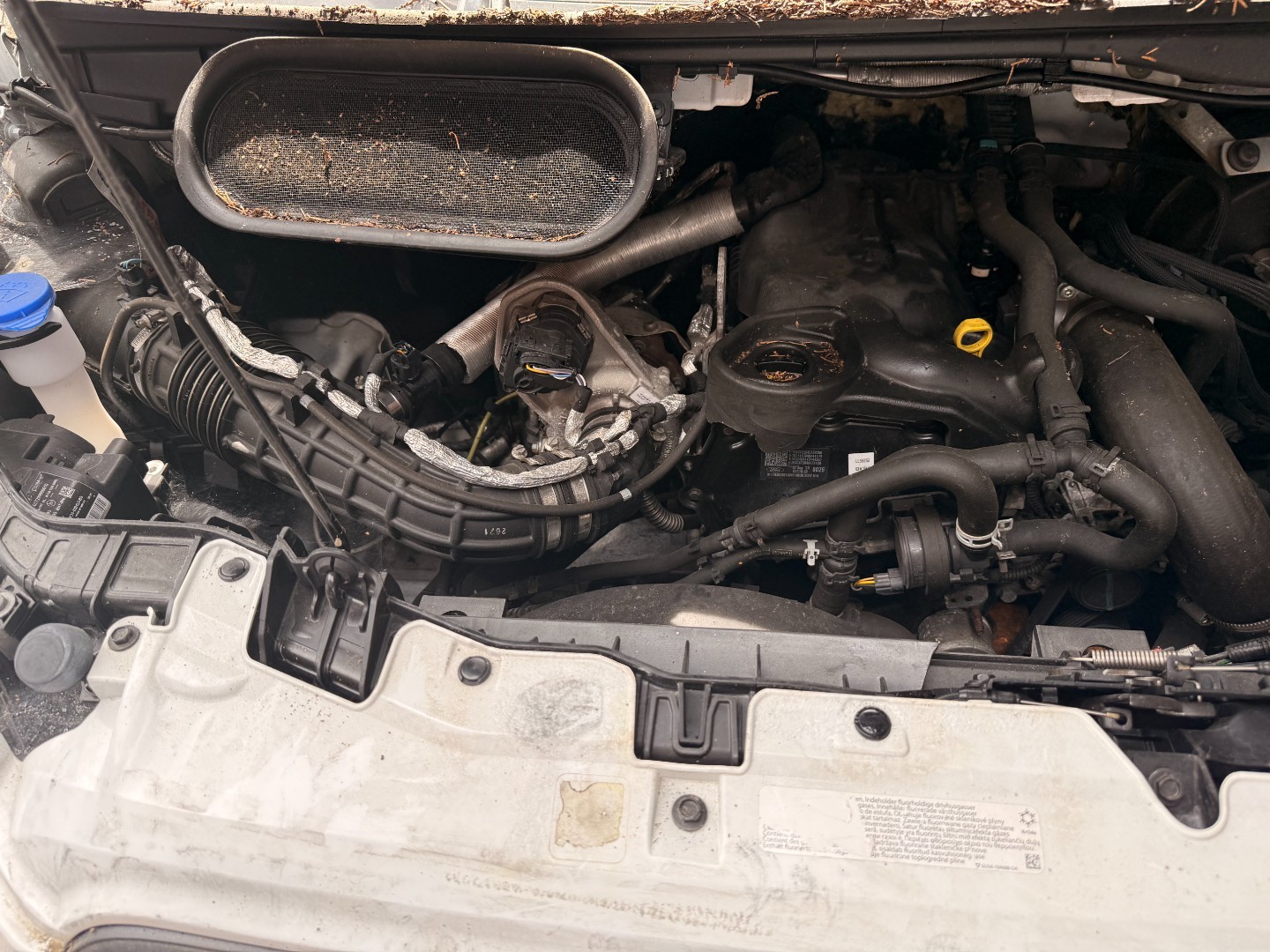 Transporter Brandschaden Detailansicht 38