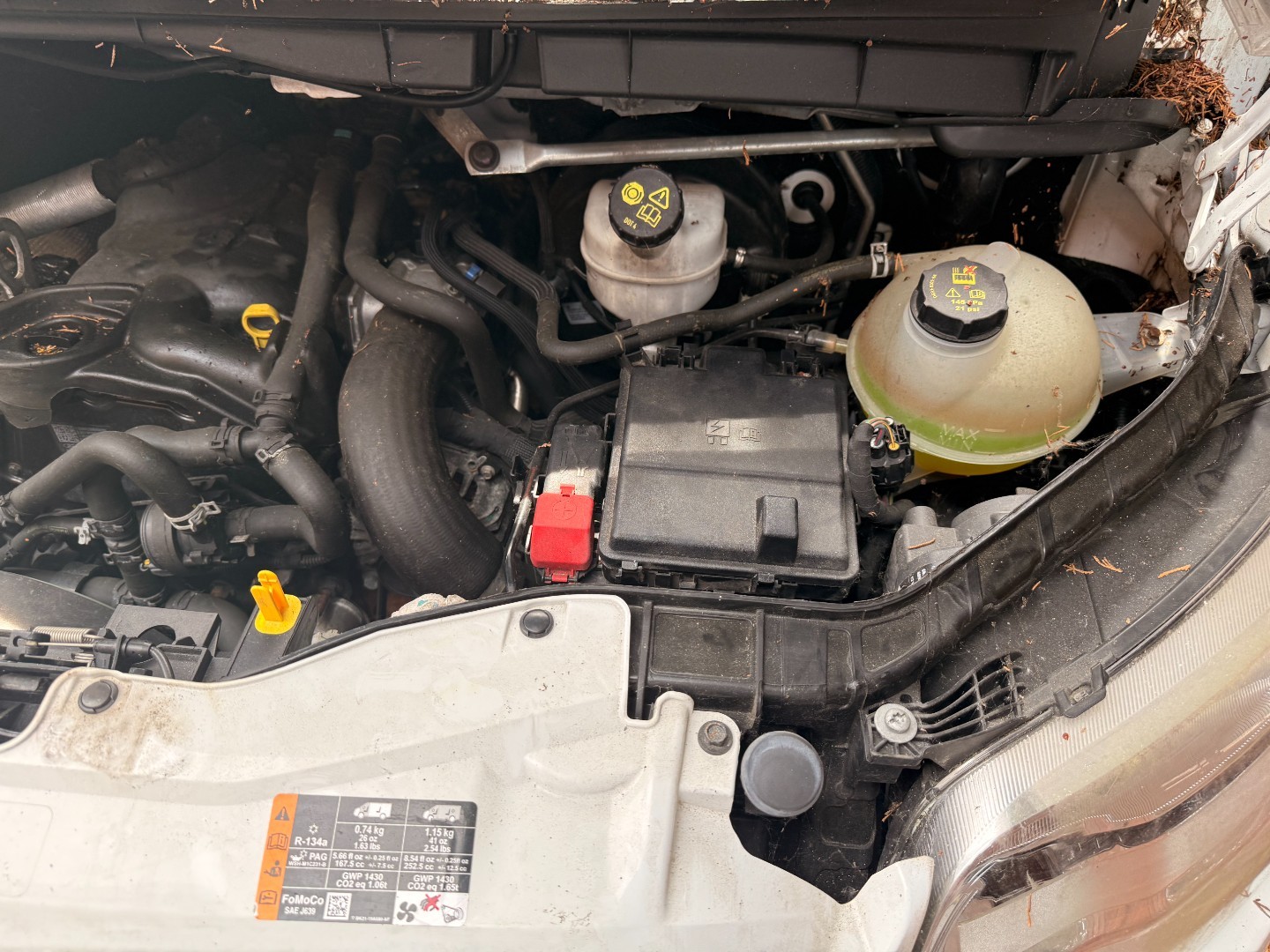 Transporter Brandschaden Detailansicht 7