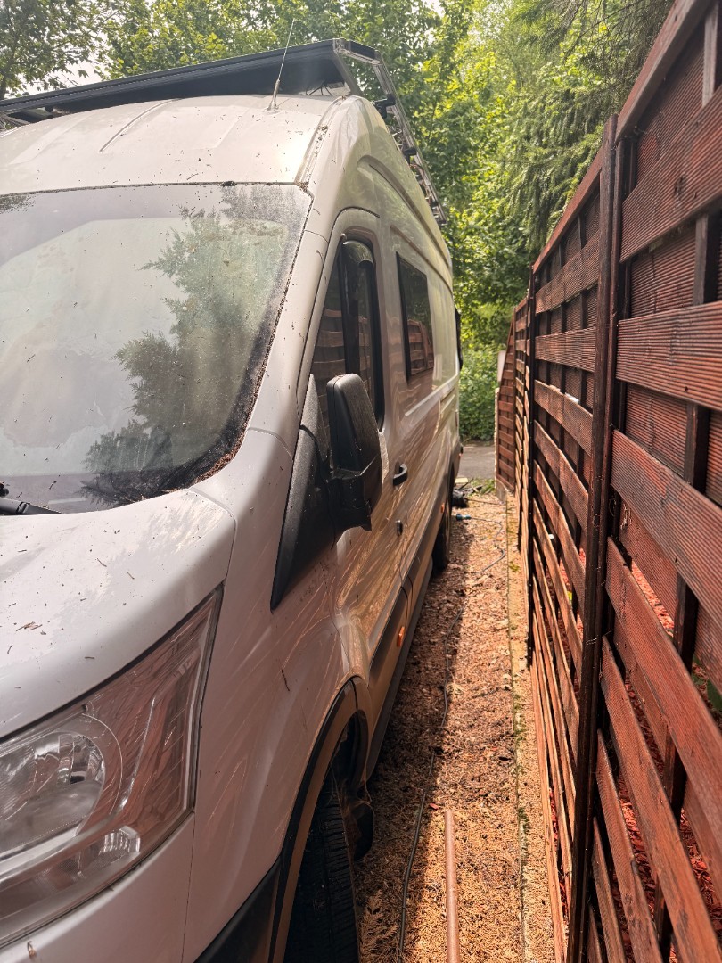 Transporter Brandschaden Detailansicht 44